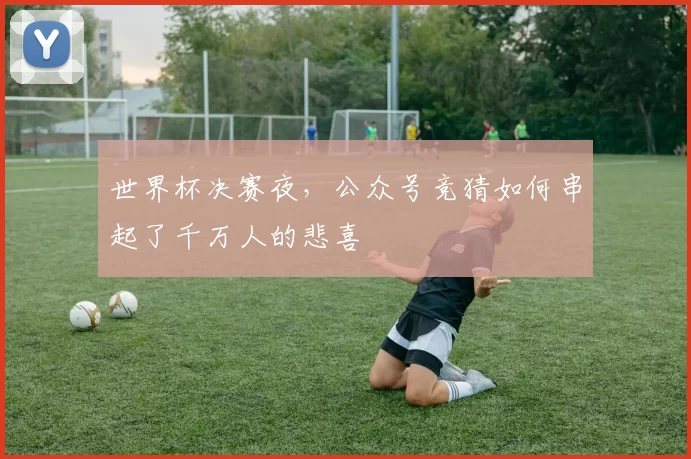 世界杯决赛夜,公众号竞猜如何串起了千万人的悲喜